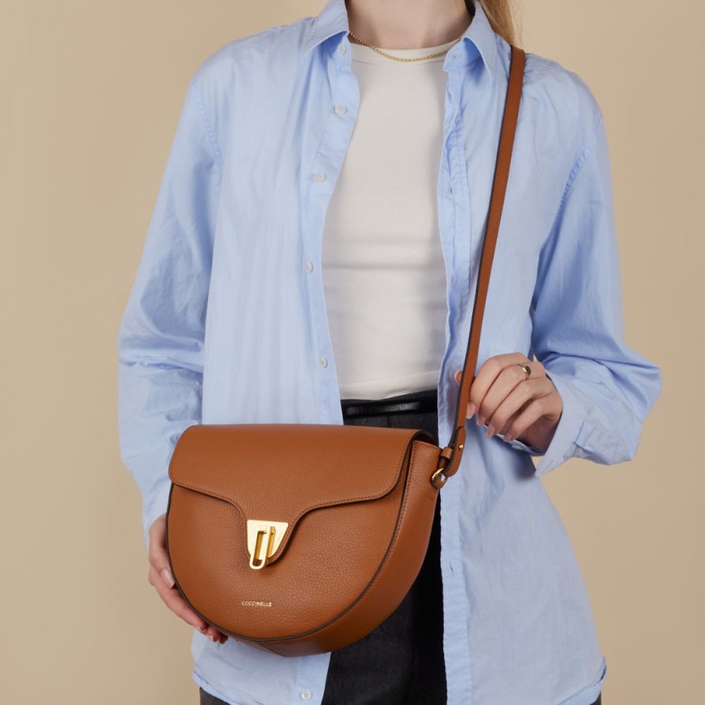 Coccinelle Sac Besace Marron E1MF6150101W12